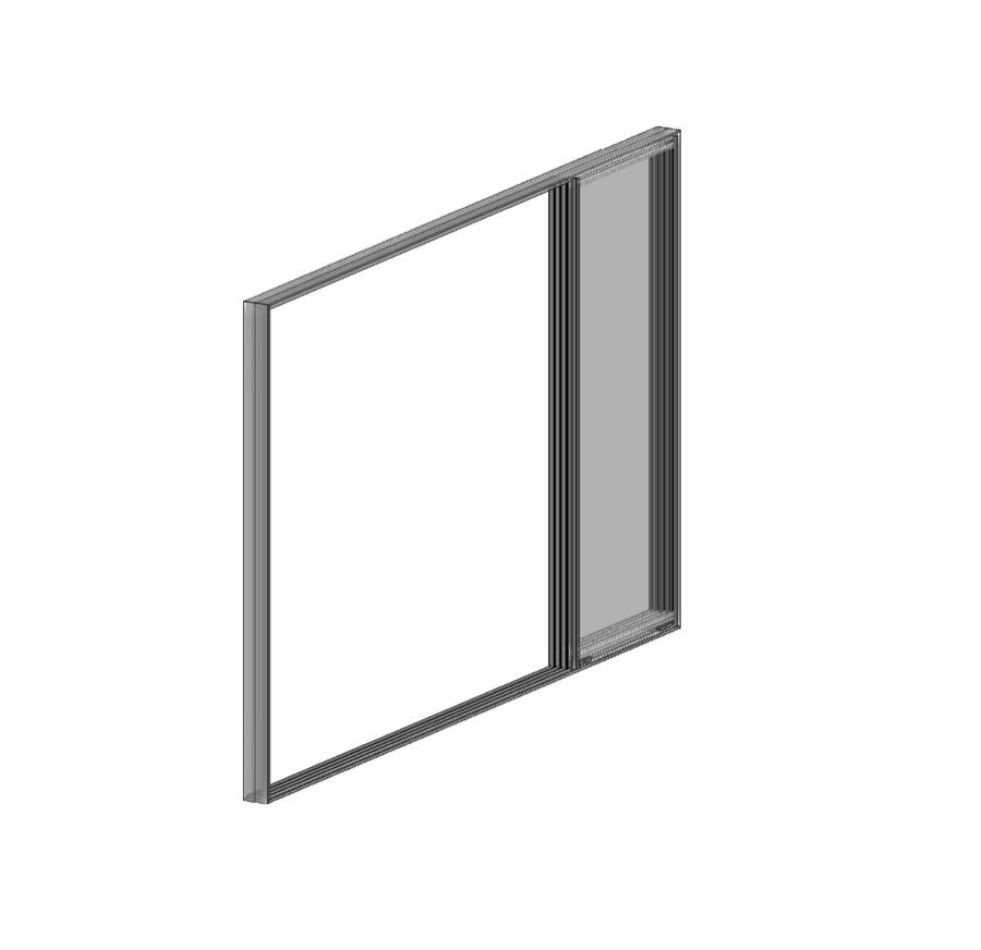 Rahmenlose Glasschiebewand als seitlicher Windschutz